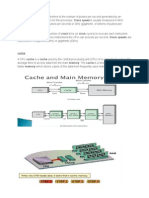 Clock Speed & Cache Memory, Hard Disk, Ram