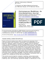 Burton, David - Wisdom Beyond Words? - Ineffability in Yogacara and Madhyamaka Buddhism - (Contemporary Buddhism - An Interdisciplinary Journal) - Vol 1 - No 1 - 2008
