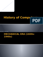 Bes 21 Lecture 2 History of Computers