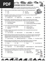 Auto History Quiz