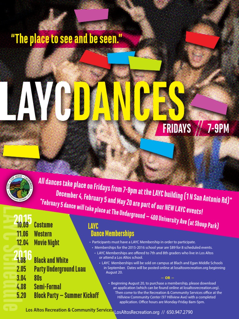 LAYC Dance Membership Details 2023-2024 | PDF | Visa Inc. | Business