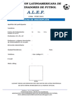 Ficha de Inscripción Alef 2015