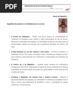 República - sugestões de actividades