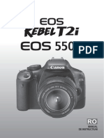 Manual aparat foro EOS 550D
