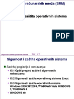 Sigurnost I Zastita Operativnih Sistema