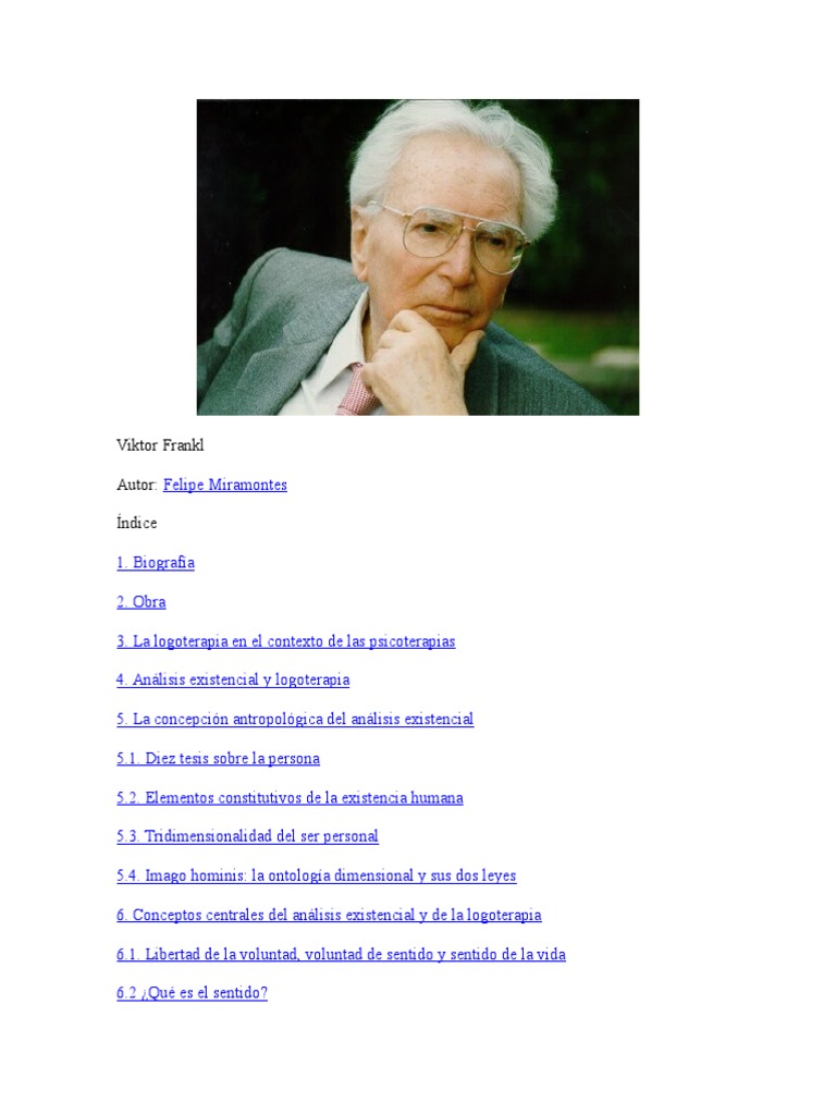 Viktor frankl teoria