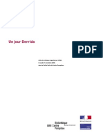 Actes Du Colloque... Un Jour Derrida 2006