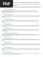 Download  Las Batallas Donde Participo Simn Bolvar Ensayos y Documentos by joss SN275210842 doc pdf