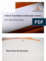 VA Organizacao Metodologia Educacao Infantil Aula 08 Tema 08