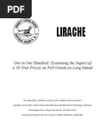 One in One Hundred - Examining The Impact of A 10-Year Freeze On Pell Grants On Long Island