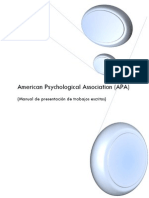 Manual American Psychological Association (APA)