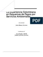 La Experiencia Colombiana en Esquemas de PSA
