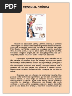 8º ANO - ATIVIDADE RESENHA CRÍTICA