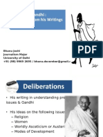 Gandhi and his writings 