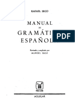 Seco Rafael Manual de Gramatica Española