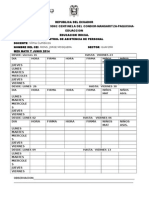 Asistencia de Personal Docente y Lista de Utiles