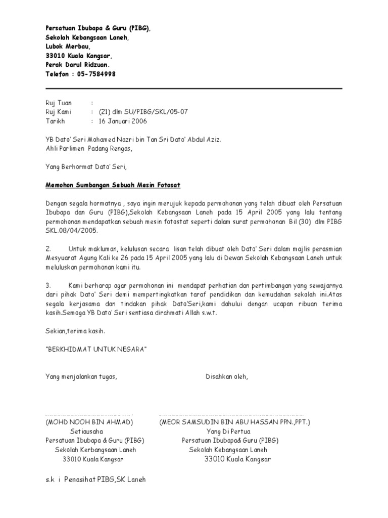 Contoh Surat Aktifkan Semula Akaun Bank Islam