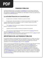 FINANZAS PÚBLICAS