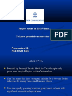 Project Report On Tata Wimax