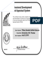 pdas certificate