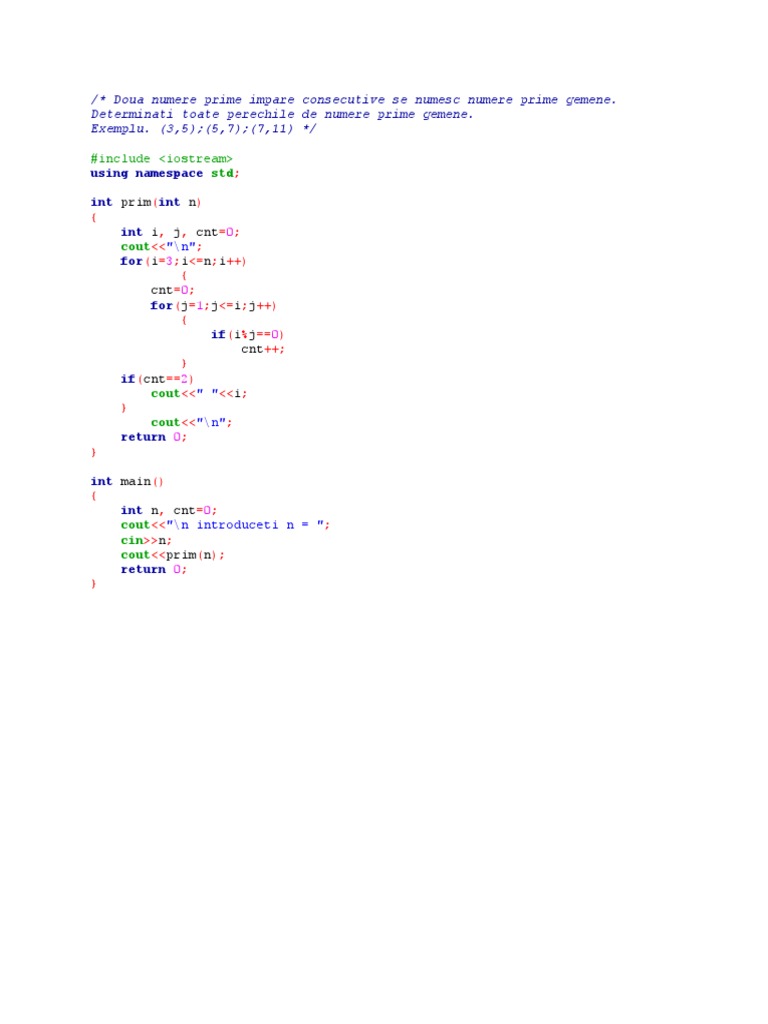 Identifying Twin Prime Pairs | PDF