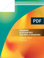 programa de estudios pep 2011