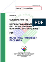 Guideline For CEMS (Continous Emission Monitoring System)