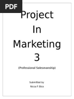 Marketing Project