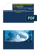 Exclusivas y Nuevas Imágenes de Batman Vs