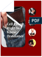 Berkeley - Cell Phone Right to Know Ordinance - Info - 20th August 2015