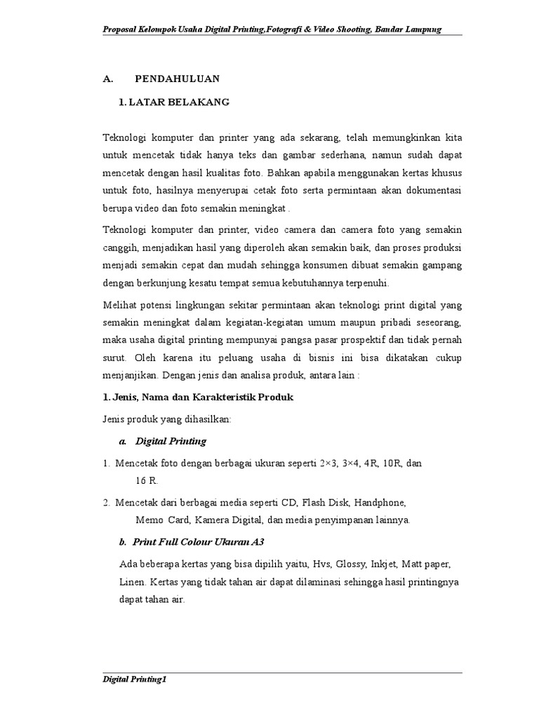 32+ Contoh Proposal Bisnis Plan Startup Pdf Pictures – HOme Design