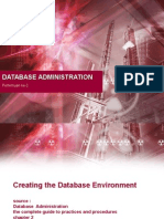 Creating The Database Environment