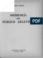 Adolfo Prieto - Sociologia Del Publico Argentino - Parte 1
