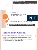 Lecture 20 HCl H2SO4