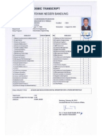 Transcript Certificate (English)