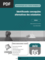 Identificando concepções alternativas