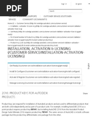 2016_ Product Keys for Autodesk Products _ Installation, Activation & Licensing _ Autodesk Knowledge Network