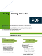 Creating A Coaching Plan. Manager Guide