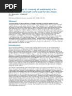 Review of Type IV Cracking of Weldments in 9