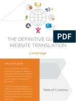 Definitive Guide To Website Translation - Lionbridge