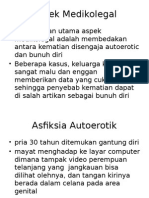 Medikolegal Bedakan Asfiksia Autoerotik dan Bunuh Diri