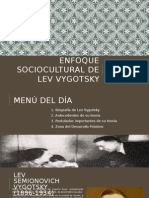 Enfoque Sociocultural de Lev Vygotsky
