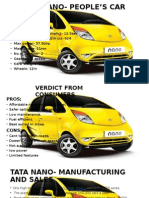 Tata Nano - People's Car