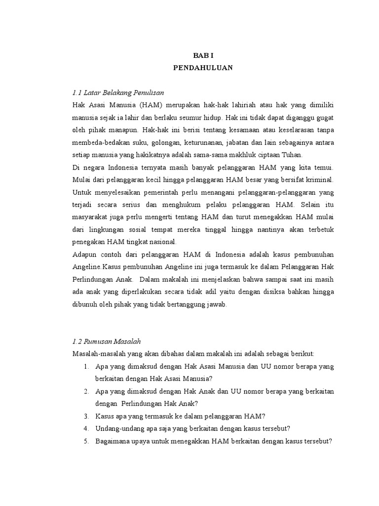 Makalah Kn Pelanggaran Ham Kasus Munir