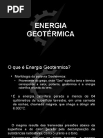 Energia Geotérmica