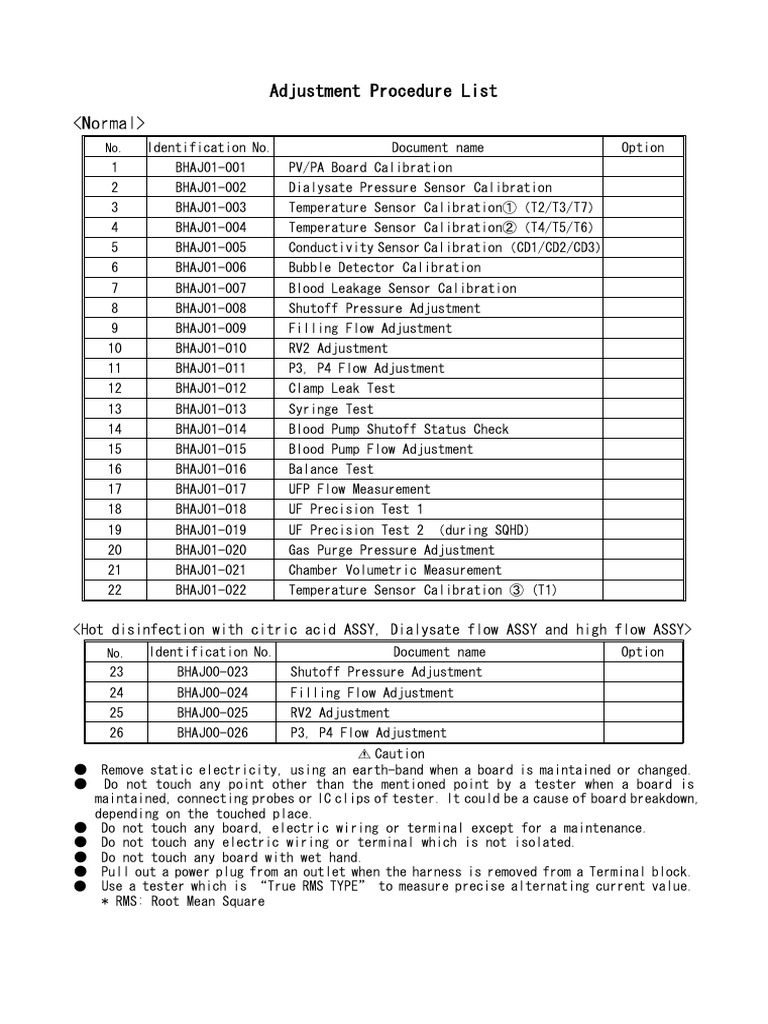 Calibration Manual | Calibration | Pressure Measurement