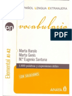 Marta Baralo Marta Geniss M Eugenia Santana Vocabulario Elem