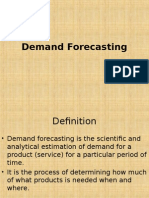 Demand Forecasting