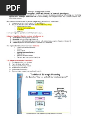 Balanced Scorecard