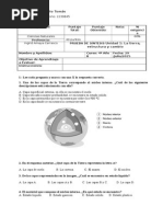 Prueba de Síntesis Primer Semestre Ciencias 4º